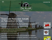 Tablet Screenshot of deklok.com